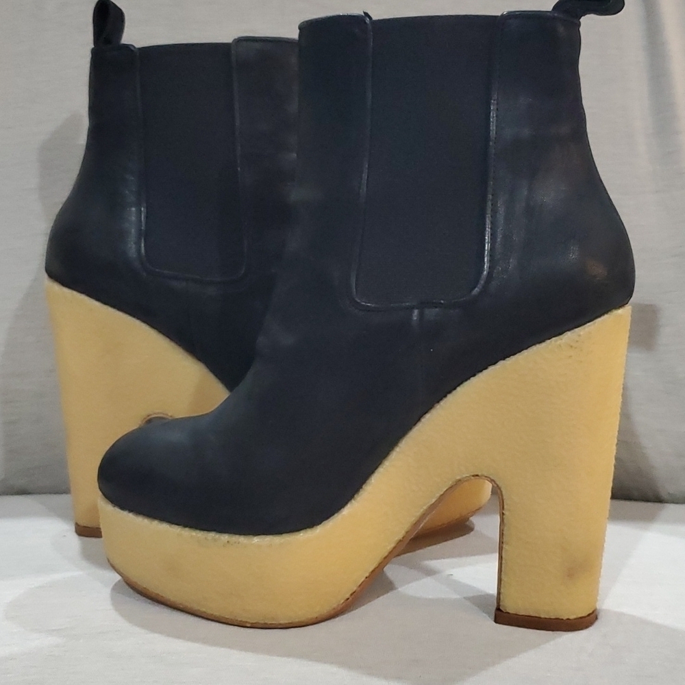 All Saints Blaise Chelsea Terra platform chunky heel boots